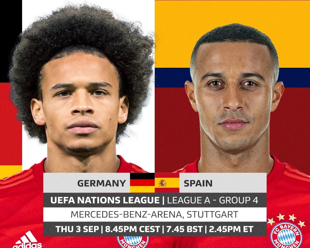 موعد مباراة ألمانيا واسبانيا اليوم 03-09-2020 دوري الأمم الأوروبية 1 موعد مباراة ألمانيا واسبانيا اليوم 03-09-2020 دوري الأمم الأوروبية