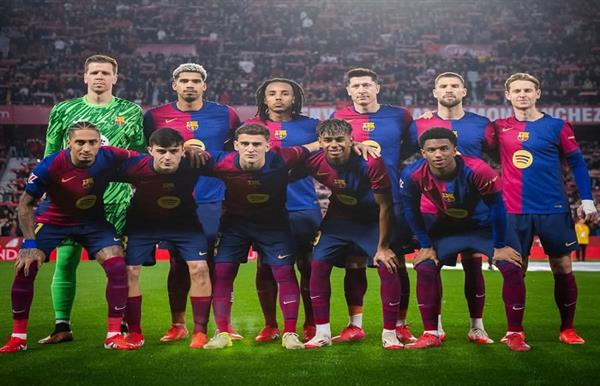 قائمة برشلونة لمواجهة ريال أوفييدو